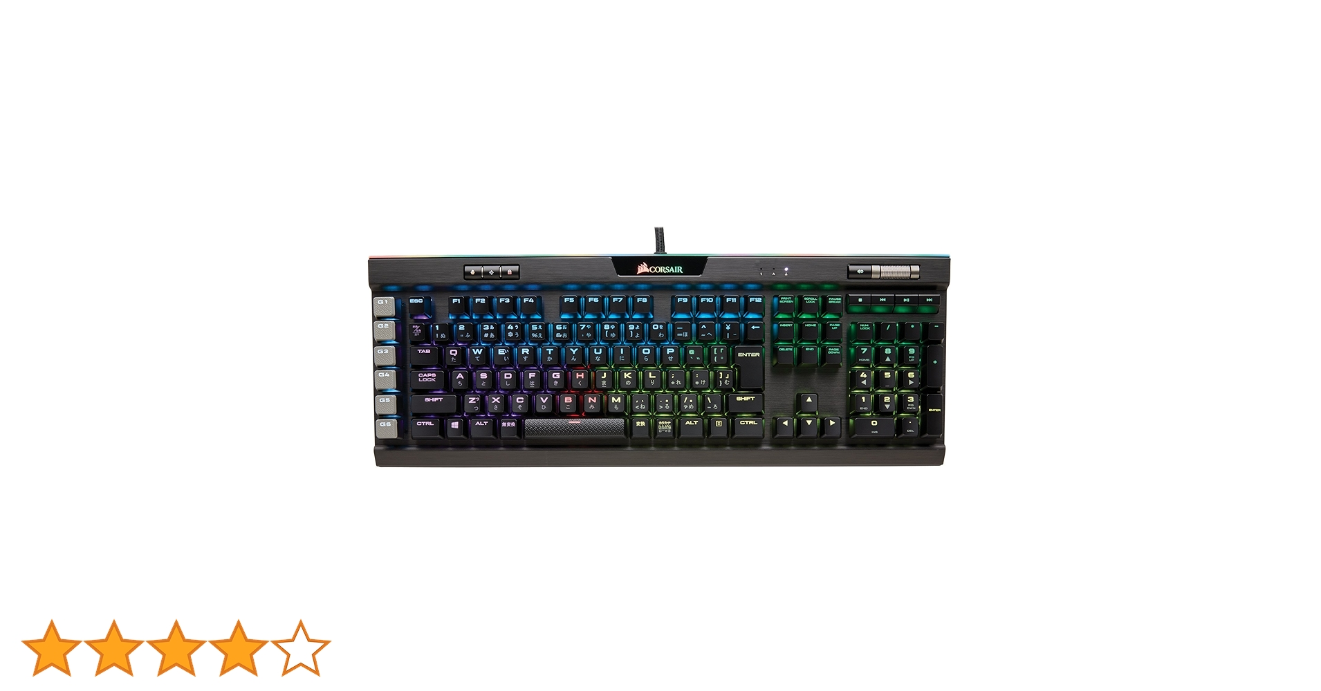 Amazon.co.jp: Corsair K95 RGB PLATINUM MX Speed 日本語ゲーミング Amazon.co.jp: Corsair K95 RGB PLATINUM MX Speed 日本語ゲーミング